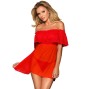 SUBBLIME - DRESSES SHORT DRESS + THONG RED S / M