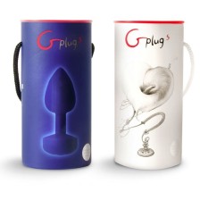 G-VIBE - FUNTOYS GPLUG VIBRATEUR ANAL RECHARGEABLE GRAND BLEU CIEL 3.9CM