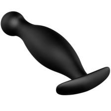 PRETTY LOVE - PLUG ANAL DE SILICONE 11.7 CM PRETO