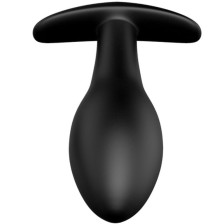 PRETTY LOVE - PLUG ANAL FORME DANCRE SILICONE 12 MODES DE VIBRATION NOIR