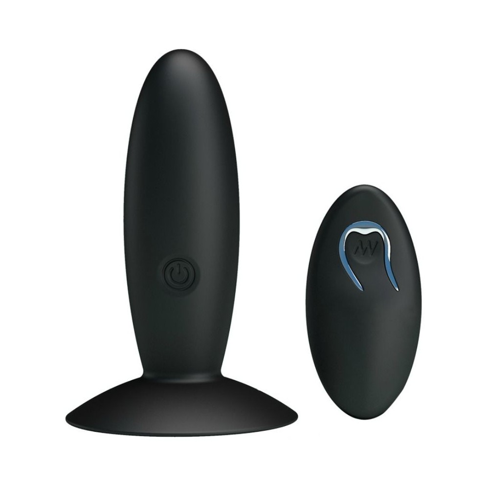 PRETTY LOVE - PLUG ANAL RECARREGVEL COM VIBRAO E CONTROLE