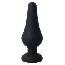 INTENSE - ANALPLUG PIPO L SCHWARZES SILIKON 13 CM