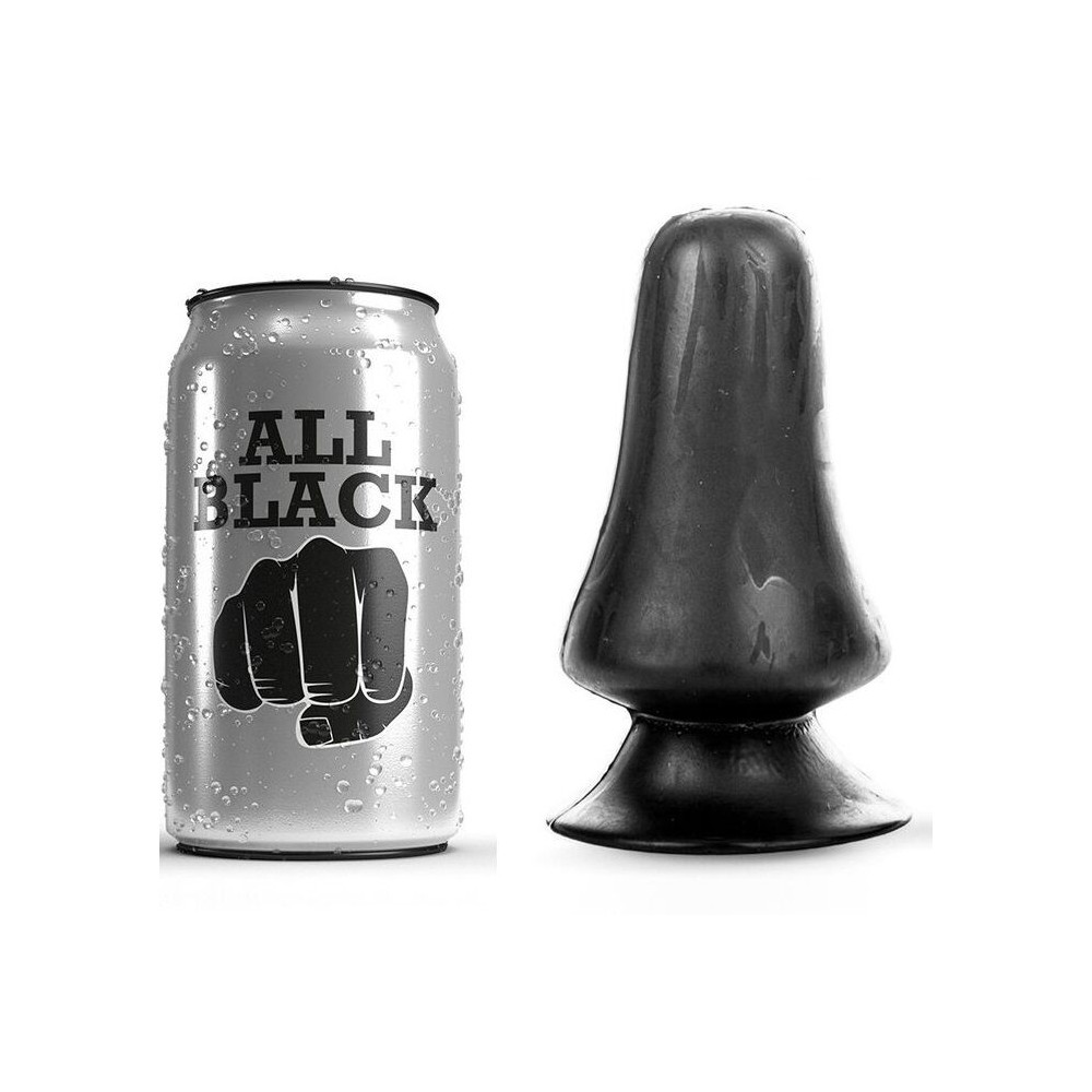 ALL BLACK - ANAL PLUG 12 CM