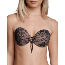 BYE-BRA - REGGISENO ADESIVO INTRECCIATO E RICAMATO COPPA B