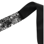 COQUETTE CHIC DESIRE - MSCARA DE RENDA PRETA COM FITA