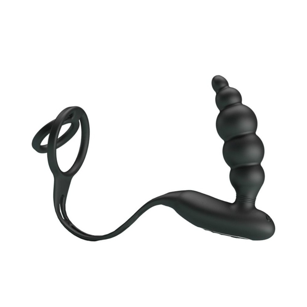 PRETTY LOVE - ANÉIS PARA PÊNIS COM PLUG VIBRADOR