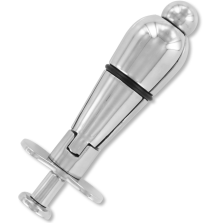 METAL HARD - METAL ANAL PLUG WITH LOCK