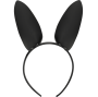 COQUETTE CHIC DESIRE - SERRE-TÊTE AVEC OREILLES DE LAPIN