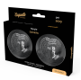 COQUETTE CHIC DESIRE - COPRI CAPEZZOLI NERI CON PAILLETTES