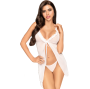 PENTHOUSE - BABYDOLL APRÈS LE COUCHER DU SOLEIL BLANC L/XL