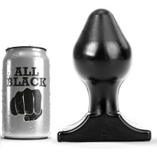 ALL BLACK - ANALPLUG 16X8 CM