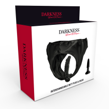 DARKNESS - INTERCHANGEABLE BUTT PLUG AND DILDO