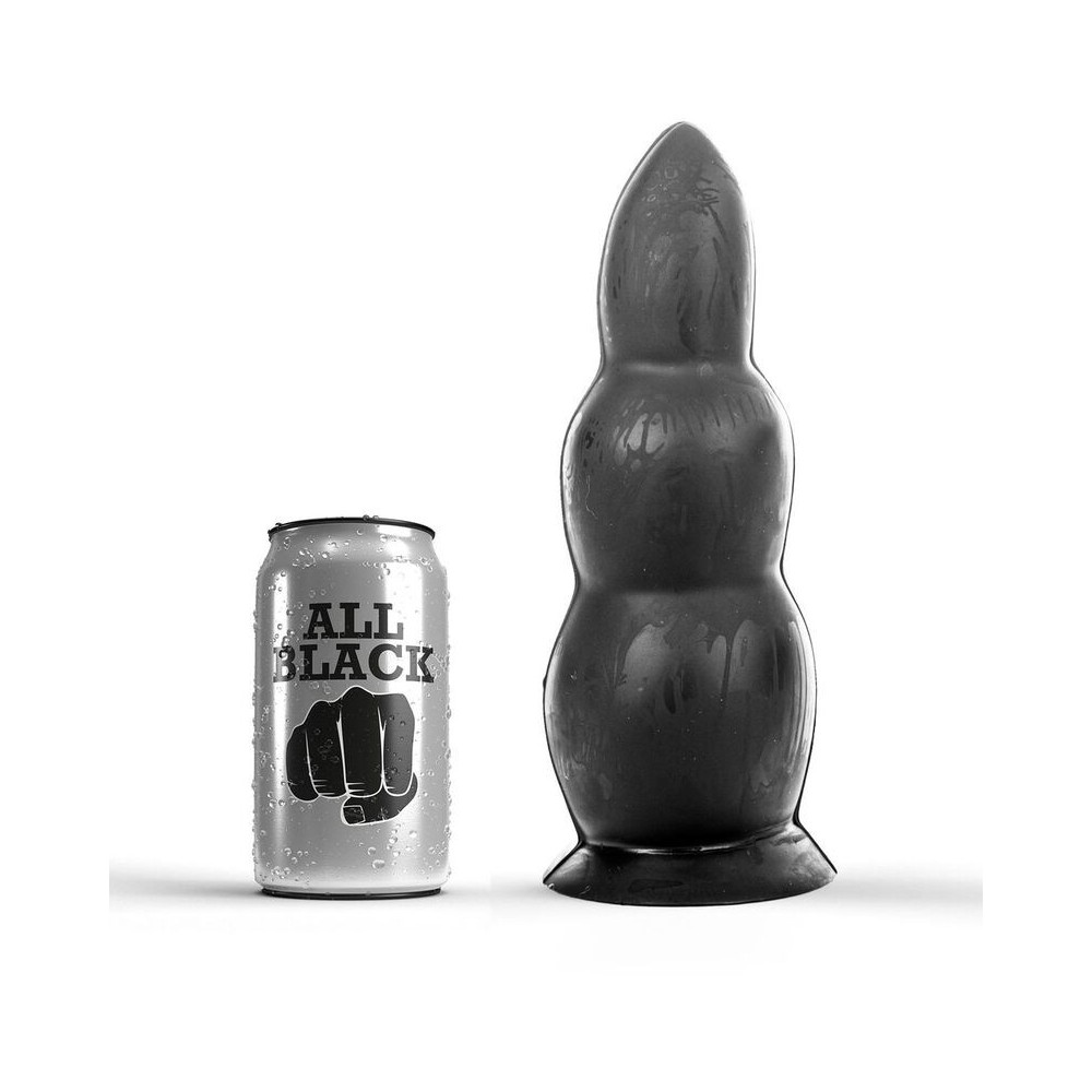 ALL BLACK - ANAL PLUG 23 CM