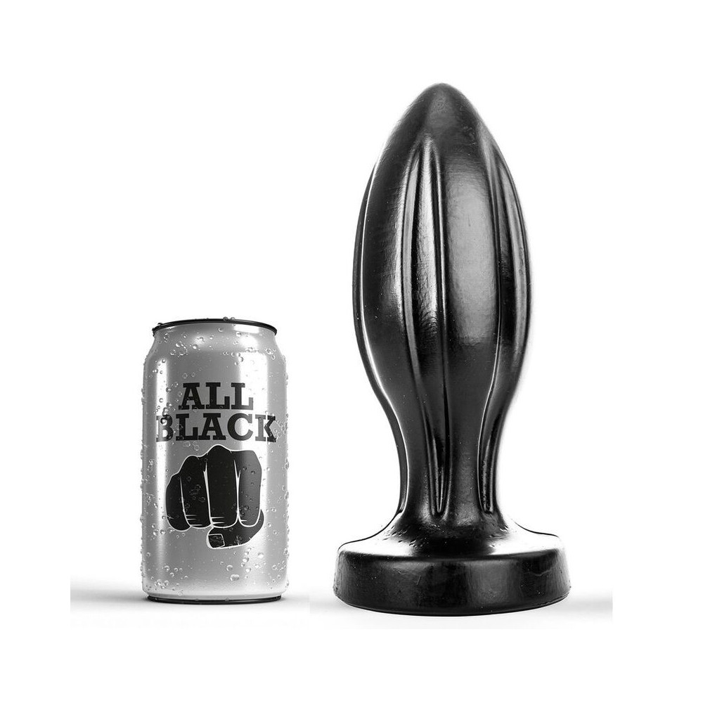 ALL BLACK - ANAL PLUG 21 CM