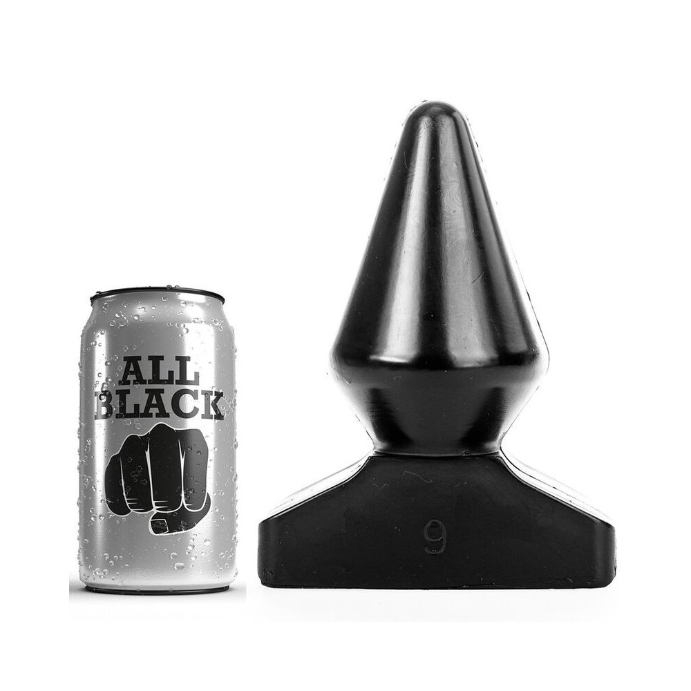 ALL BLACK - ANAL PLUG 18,5 CM