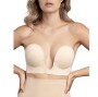 BYE-BRA - SUJETADOR SIN ASAS EN U BEIGE COPA A