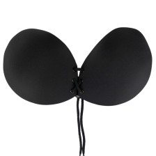 BYE-BRA - SUJETADOR ADHESIVO ENTRELAZADO NEGRO COPA B