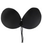 BYE-BRA - REGGISENO ADHESIVO ENTRELAZADO NERO COPPA C