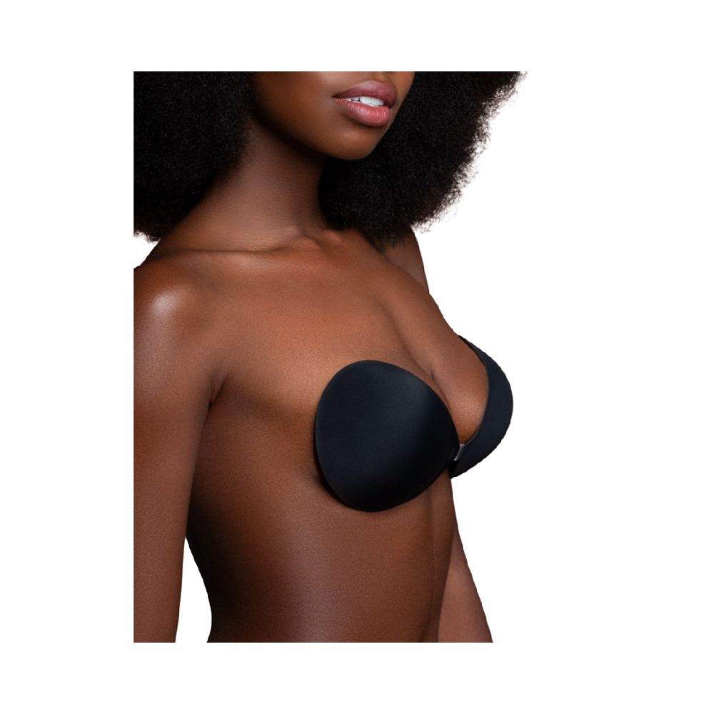 BYE-BRA - SOUTIEN-GORGE INVISIBLE NOIR BONNET A
