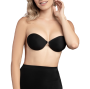 BYE-BRA - BRA INVISIBLE BLACK CUP A