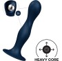 SATISFYER - DOUBLE BALL-R SILICONE DILDO BLUE