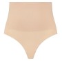 BYE-BRA - CINTO SEM EMENDA ESTILO TANGA BEIGE TAMANHO S