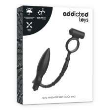 ADDICTED TOYS - ANALPLUG MIT VIBRATIONSRING