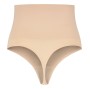 BYE-BRA - THONG STYLE SEAMLESS GIRDLE BEIGE SIZE M