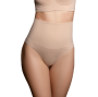 BYE-BRA - FAJA SENZA CUCITURE STILE PERIZOMA BEIGE MISURARE XL