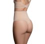 BYE-BRA - THONG STYLE SEAMLESS GIRDLE BEIGE SIZE XXL