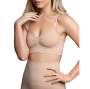 BYE-BRA - MEDIUM CONTROL BRA SEAMLESS BEIGE SIZE M