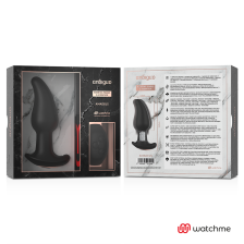 ANBIGUO - VIBRADOR DE CONTROLE REMOTO WATCHME COM PÉROLAS ROTATIVAS ANAL AMADEUS