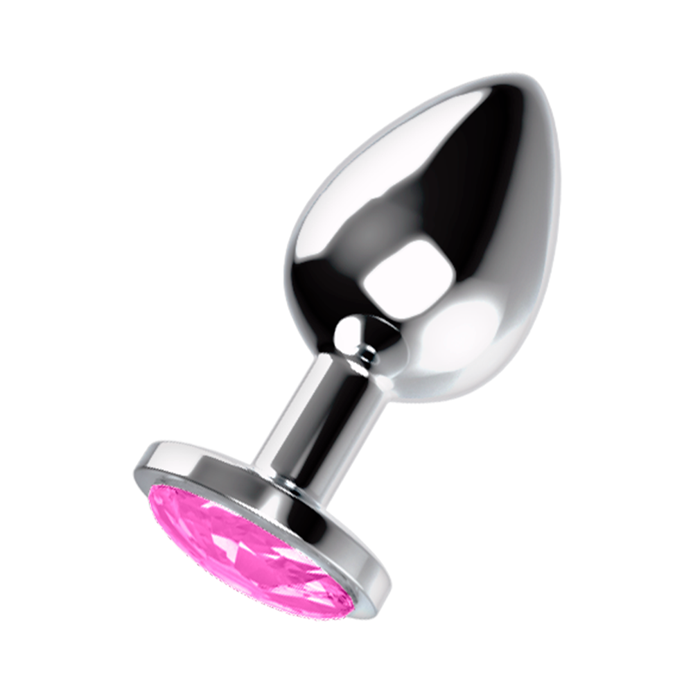 OHMAMA - ANAL PLUG METAL - PINK L