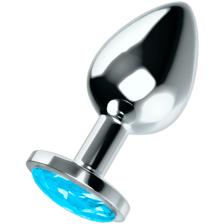 OHMAMA - ANAL PLUG METAL - BLUE M