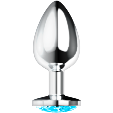 OHMAMA - ANAL PLUG METAL - BLUE M