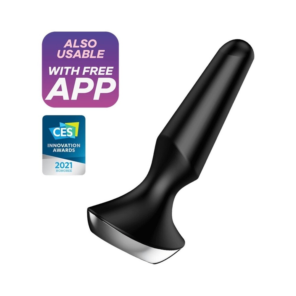 SATISFYER - PLUG ILICIOUS 2 PLUG VIBRATOR BLACK