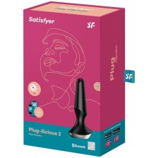 SATISFYER - PLUG ILICIOUS 2 PLUG VIBRATOR BLACK