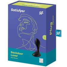 SATISFYER - BACKDOOR LOVER ROTER ANAL VIBRATOR STECKER SCHWARZ