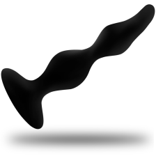 OHMAMA - SUCTION CUP SILICONE CURVED PLUG 12 CM