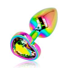 OHMAMA - ANAL PLUG IRIDESCENT HEART SMALL