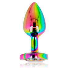 OHMAMA - ANAL PLUG IRIDESCENT HEART SMALL