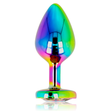 OHMAMA- ANAL PLUG IRIDESCENT HEART MEDIUM