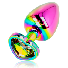 OHMAMA - ANAL PLUG IRIDESCENT HEART LARGE