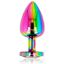 OHMAMA - ANAL PLUG IRIDESCENT HEART LARGE