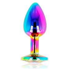 OHMAMA - ANAL PLUG IRIDESCENT CIRCLE SMALL