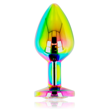 OHMAMA - ANAL PLUG IRIDESCENT CIRCLE MEDIUM