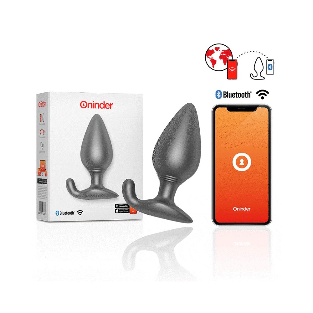 ONINDER - PLUG ANAL VIBRANT RIO NOIR - APPLICATION GRATUITE