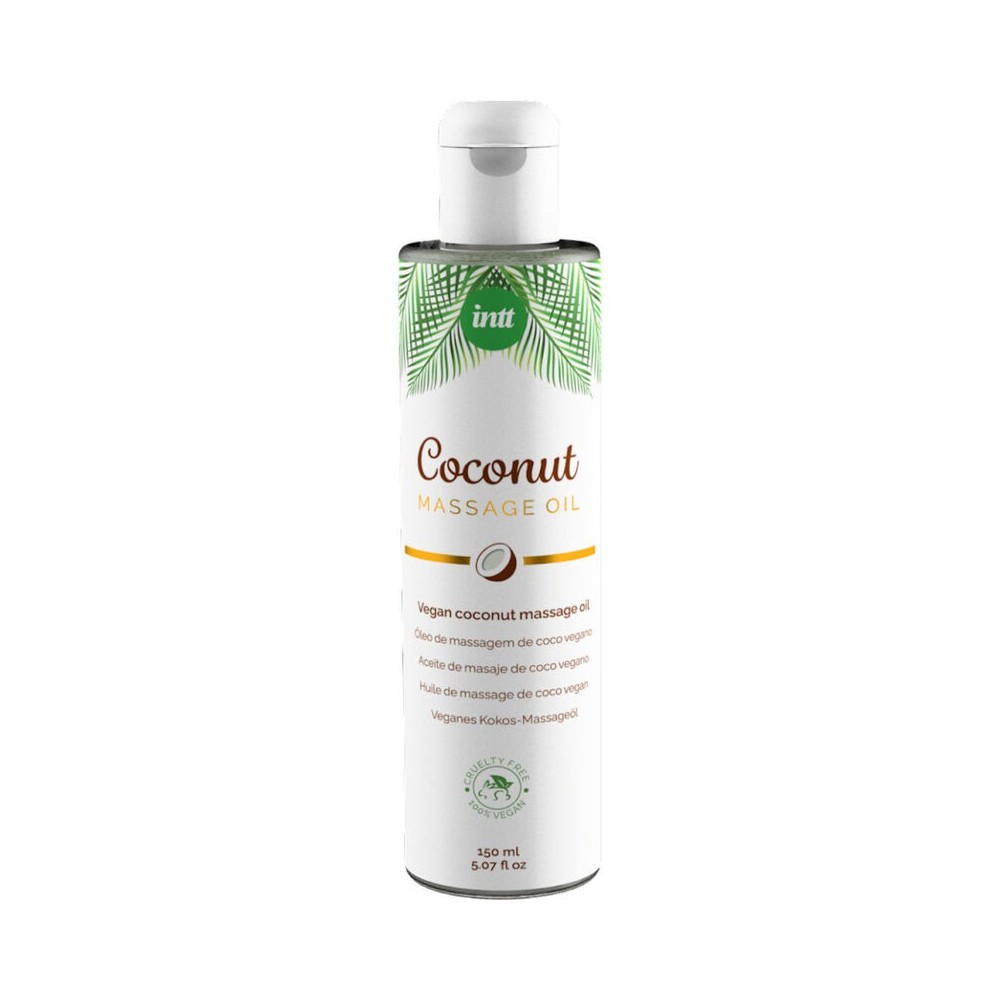 INTT - HUILE DE MASSAGE VÉGÉTALIENNE DOUCE AU SAVEUR RELAXANTE DE NOIX DE COCO
