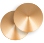 COQUETTE CHIC DESIRE - METAL NIPPLE COVERS GOLDEN CIRCLES