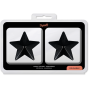 COQUETTE CHIC DESIRE - NIPPLE COVERS BLACK STARS